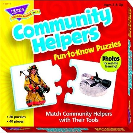 TREND ENTERPRISES TREND enterprises 090552 Community Helpers Puzzle Set 90552